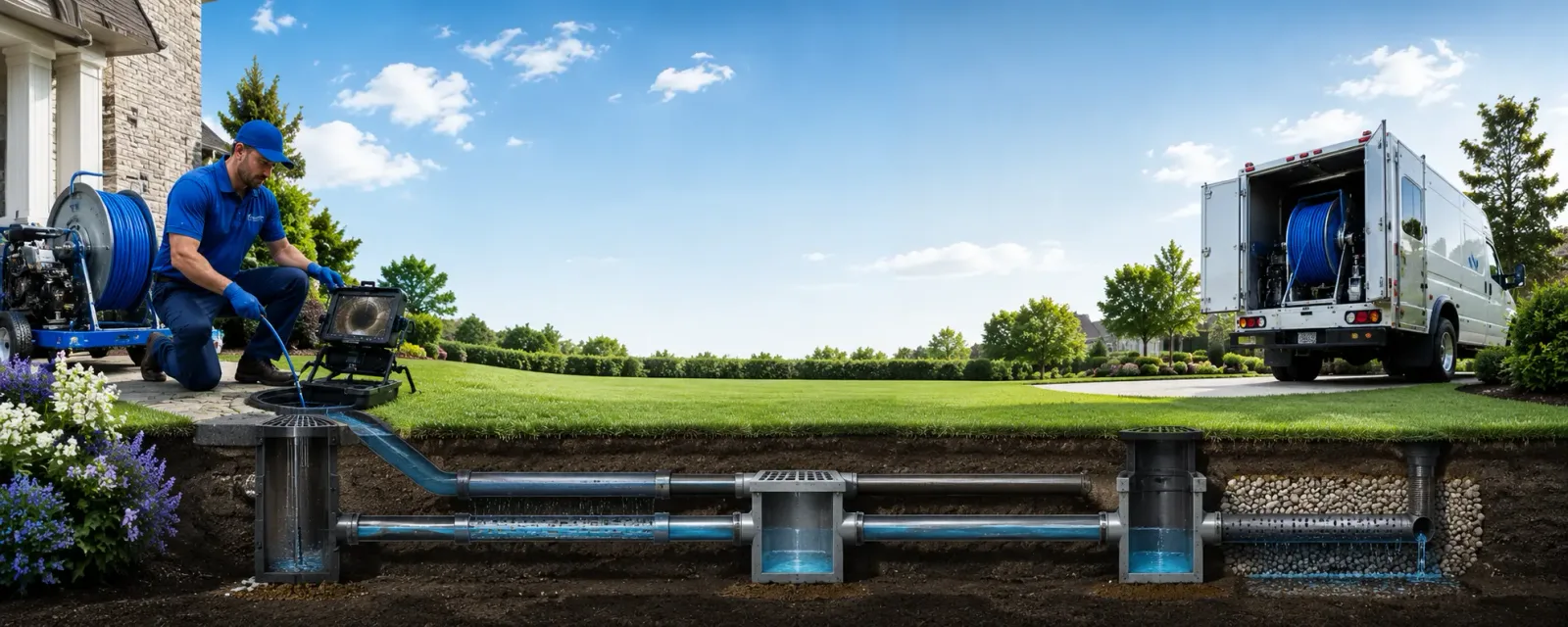 Outdoor drain cleaning information for Pasadena, CA